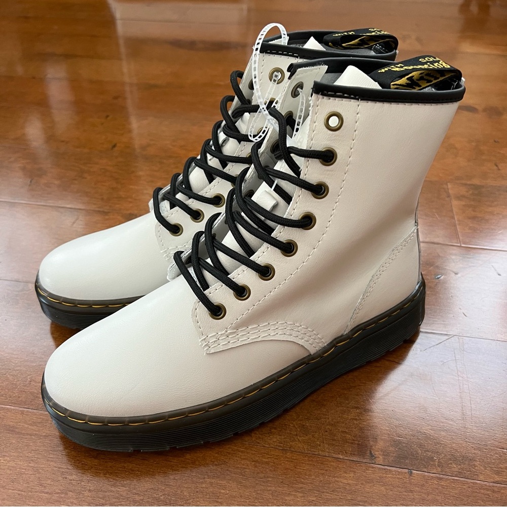 Dr. Martens white boots